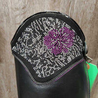 Dress Boots, zips, Bling *like new
