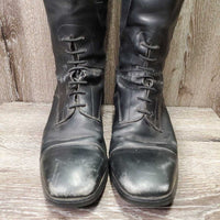 Field Boots, Zips *gc/fair, clean, rubs, faded, scuffs, scrapes, rips, creases, unstitched, Zips: dirty, sticky & v.stiff
