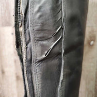 Field Boots, Zips *gc/fair, clean, rubs, faded, scuffs, scrapes, rips, creases, unstitched, Zips: dirty, sticky & v.stiff