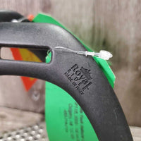 Pr Wide Base Plastic Flexi Stirrup Irons, Cheese Grater grips *vgc/gc, mnr dirt, scuffs & rubs
