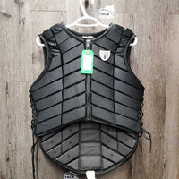 Small Cell Safety Vest, laces *June, 2011 *vgc/xc, clean, odler, mnr hair, snags & rust