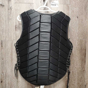 Small Cell Safety Vest, laces *June, 2011 *vgc/xc, clean, odler, mnr hair, snags & rust