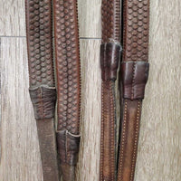 Fs Rsd Monocrown Figure 8 Bridle, Buckles, Rubber Reins *vgc/gc, stains, dirty, rubs, faded spots, tight keepers, repair
