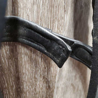 Monocrown Rsd Padded Dressage Bridle, Buckles, Flash, Rubber Reins *xc/like new
