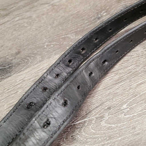 Pr Light Stirrup Leathers *vgc, clean, mnr stiff, twists, rough holes, rubs, dents & faded