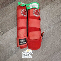 Closed Front & Hind Neoprene Boots, velcro *xc & vgc, clean, mnr hair, velcro: frays & threads
