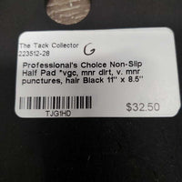 Non-Slip Half Pad *vgc, mnr dirt, v. mnr punctures, hair
