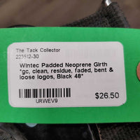 Padded Neoprene Girth *gc, clean, residue, faded, bent & loose logos
