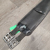 Padded Neoprene Girth *gc, clean, mnr residue, older, marker, missing & broken logo
