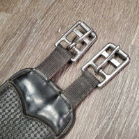 Padded Neoprene Girth *gc, clean, mnr residue, older, marker, missing & broken logo