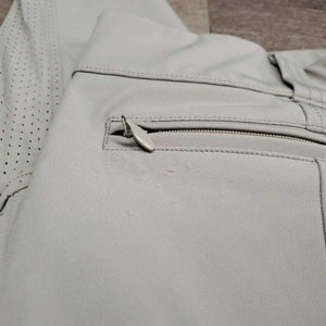 EuroSeat Breeches, Sticky Knee *gc, rubs, pills, add on long elastic straps, edges: rubs & pills, peeling stickies