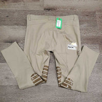 Euro Seat Breeches, Pull On *gc/vgc, cut tag, seat, waist & knees: rubs & pills
