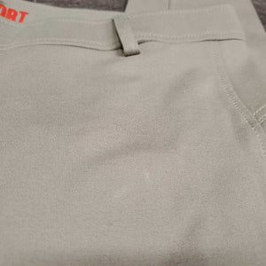Euro Seat Breeches, Pull On *gc/vgc, cut tag, seat, waist & knees: rubs & pills