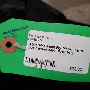 Mesh Fly Mask, 0 ears, box *xc/like new