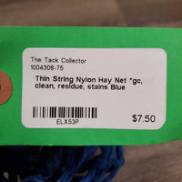 Thin String Nylon Hay Net *gc, clean, residue, stains