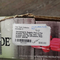 Pas-a-Fier Rubber Horse Toy, box *new, broken box, NO Brackets
