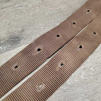 Folded Double Nylon Latigo - Off Billet *vgc, mnr dirt, rubs & stains
