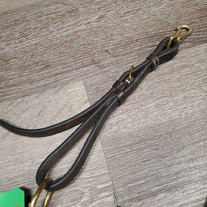 Clinker, Elastic & Padded Leather Breastplate, Running Martingale Attach *xc, clean, v.mnr residue, xholes, mnr cracks