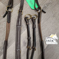 Clinker, Elastic & Padded Leather Breastplate, Running Martingale Attach *xc, clean, v.mnr residue, xholes, mnr cracks
