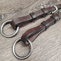 Adjustable Running Martingale Attachment, Buckle end *vgc, clean, stiff, creases, dry
