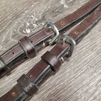 Adjustable Running Martingale Attachment, Buckle end *vgc, clean, stiff, creases, dry
