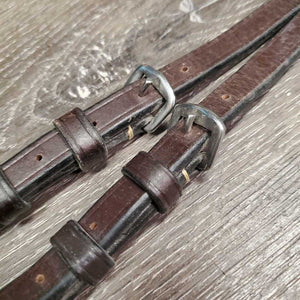 Adjustable Running Martingale Attachment, Buckle end *vgc, clean, stiff, creases, dry
