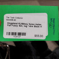 Nylon Halter, Full Fuzzy Set, tag *new