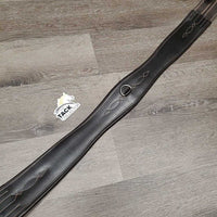 FS Padded Leather Girth, 2x els *vgc/xc, mnr dirt/residue & hair
