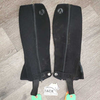 Pr Closed Fleece Boots, velcro *gc, dirty, rubs, clumpy, hairy, scrapes, peeled edges
