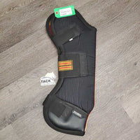 1 ONLY Tall LEFT Shipping Boot *xc/like new, mnr dusty?, older
