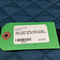 Quilt Profile Jumper Saddle Pad, piping *vgc, dirt, hair
