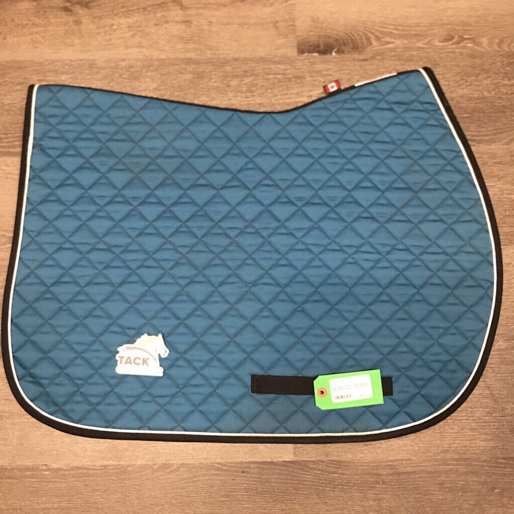 Quilt Profile Jumper Saddle Pad, piping *vgc, dirt, hair