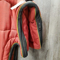 Padded Western Saddle Storage - Carry Bag *gc/fair, dirty seams, snags, hole, rip, 0 shoulder strap, older
