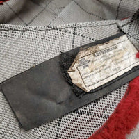 Hvy Fly Mask *fair, torn & frayed edge, mnr dirt, frayed end, grassy velcro
