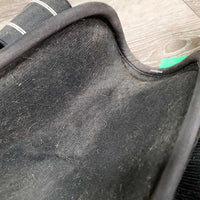 Pr Open Front Boots *gc/fair, dirt?stains, hair, loose/unglued lining, scuffs, faded, scuffs, scrapes