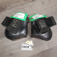 Hind Boots, velcro *gc/fair, v.dirty lining, hairy, rubs, pills, 1 squished