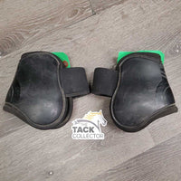 Hind Boots, velcro *gc/fair, v.dirty lining, hairy, rubs, pills, 1 squished
