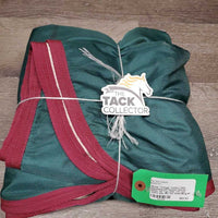 "Vintage" Cotton Lined Weatherproof Keyhole Quarter Sheet, tail *vgc, older, mnr wpf, stains, pills, dirt, hair
