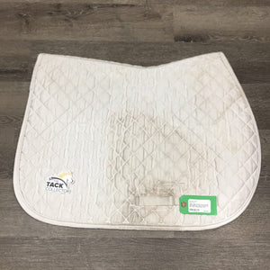 Quilt Profile Jumper Saddle Pad, piping *gc, dingy, stained, mnr hair, rubs, threads, pills