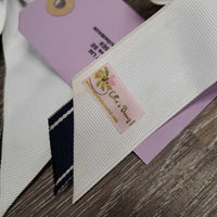 Short Ribbon Hair Bows, Barettes *vgc, mnr frayed ends & stains