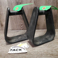 2 Plastic Western Stirrups *vgc, mnr dirt & scratches, dusty