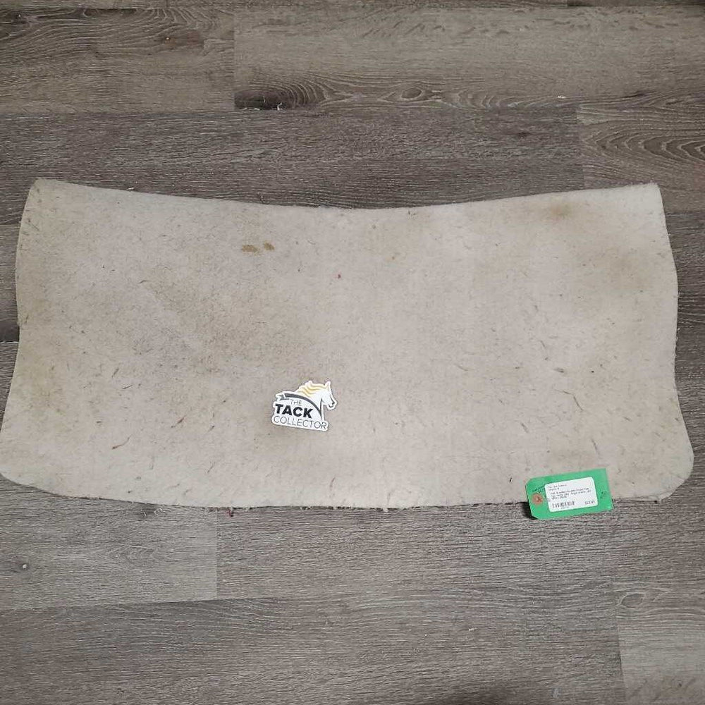 Felt Western Saddle Under Pad *gc, hairy, pilly, dingy, stains, dirt