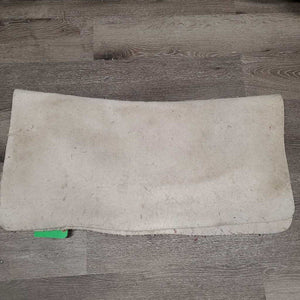 Felt Western Saddle Under Pad *gc, hairy, pilly, dingy, stains, dirt