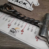 Sweet Iron Twisted Wire Western D Ring Bit *gc, clean & mnr dirt, mnr rubs, residue & rust