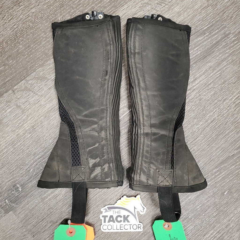 CHILD Mesh & Synthetic Half Chaps *gc, v.dirty, faded, edge rubs