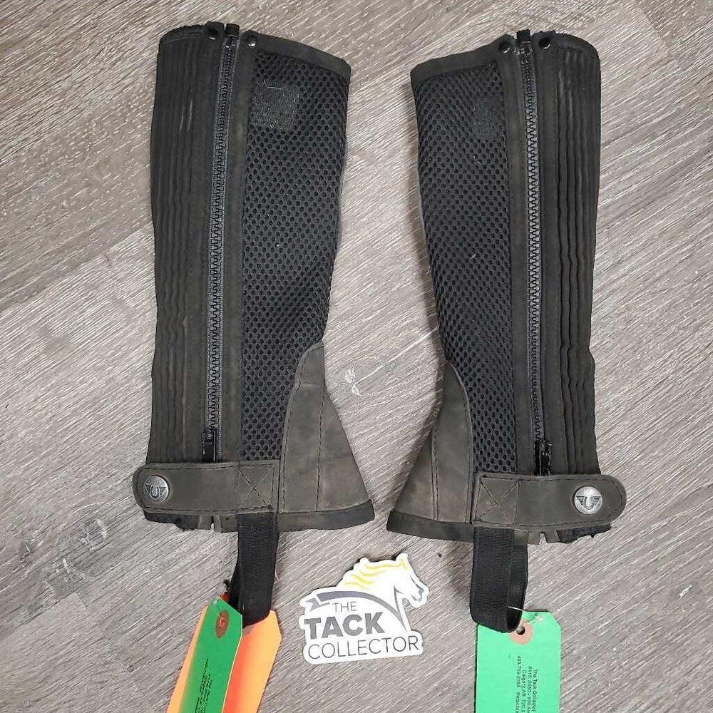 CHILD Mesh & Synthetic Half Chaps *gc, v.dirty, faded, edge rubs