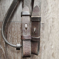 Rsd Bridle *fair, NO Noseband, dry, dirty, stiff, twists, rubs, crackles

