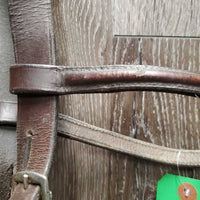 Rsd Bridle *fair, NO Noseband, dry, dirty, stiff, twists, rubs, crackles
