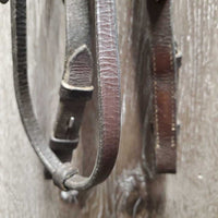 Rsd Bridle *fair, NO Noseband, dry, dirty, stiff, twists, rubs, crackles
