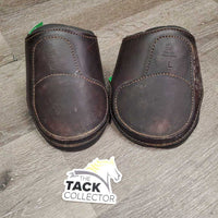 Hind Leather Boots, buckles *vgc/gc, dirty, film, older, chipped neoprene, scrapes, rubs
